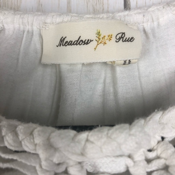 Meadow Rue white crochet tank top - Picture 2 of 5